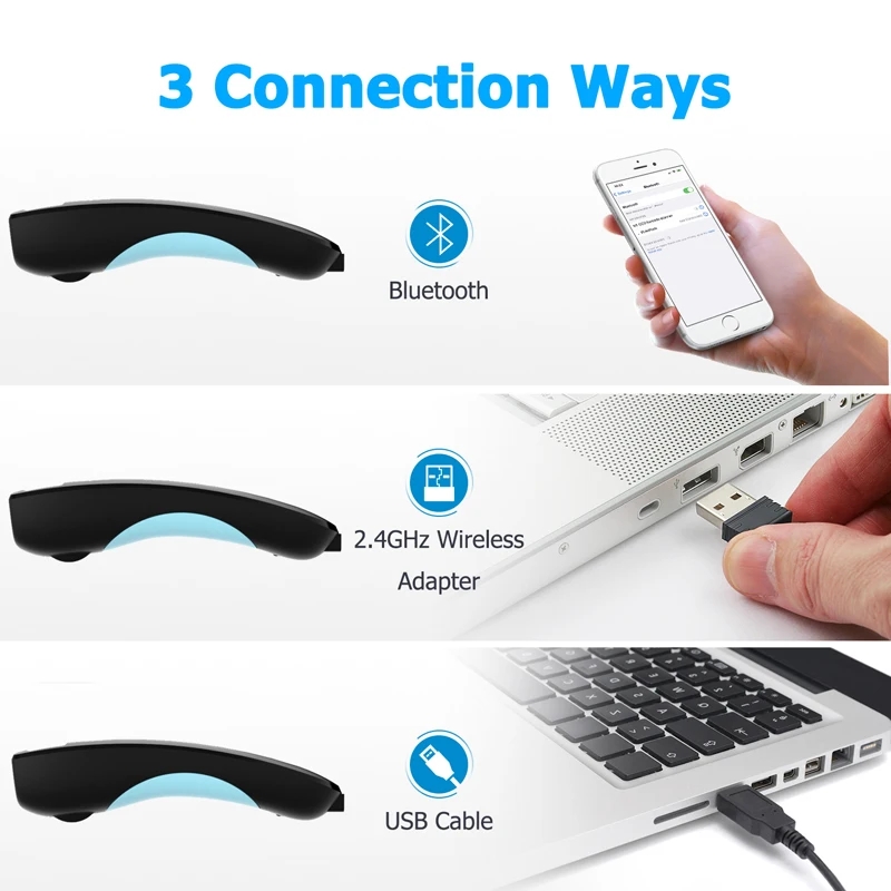 2D Barcode Scanner Bluetooth 2 - Document Scanner Portable 评论和价格