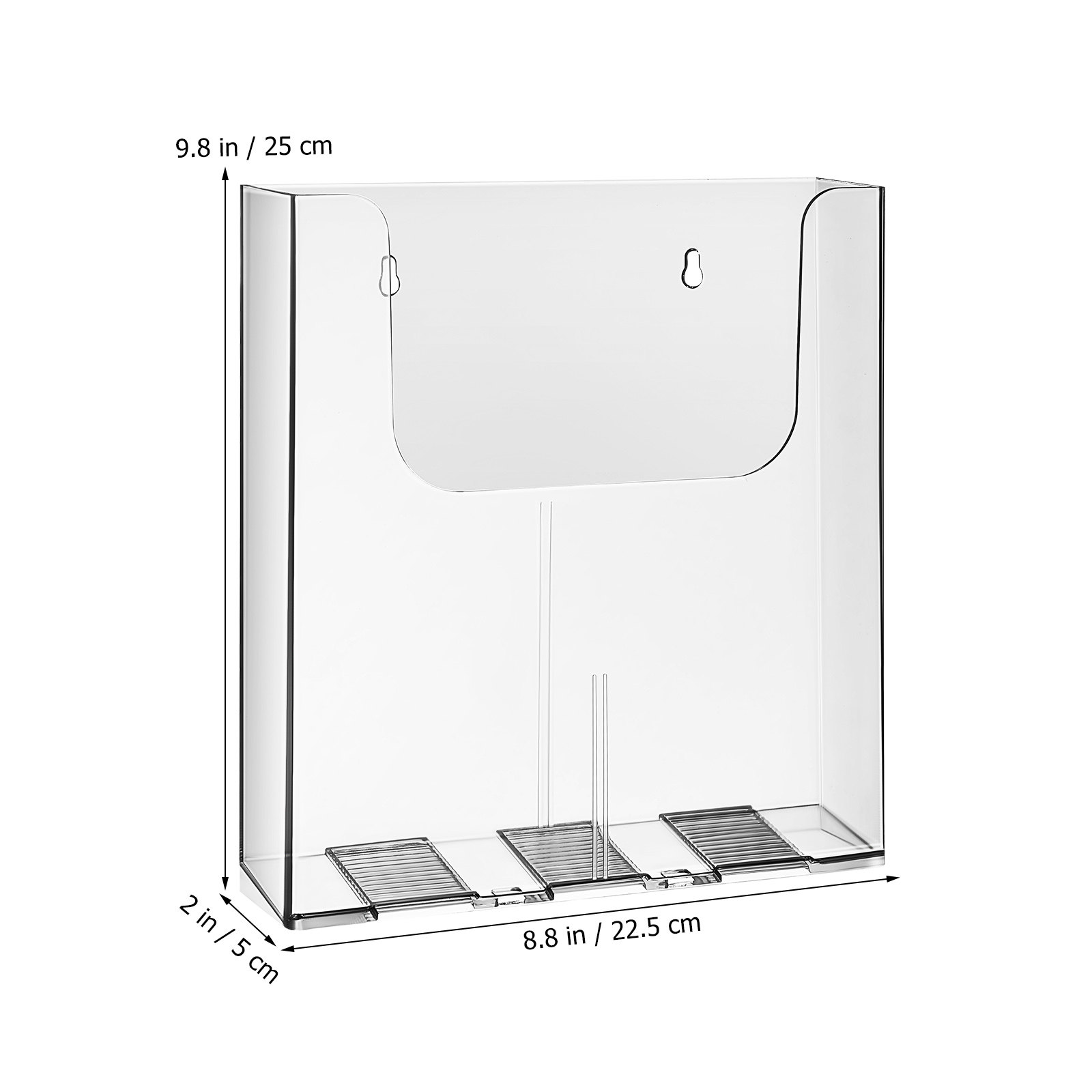 4Pcs Acrylic Wall Mounted Docu - Document Holder Stand 评论和价格