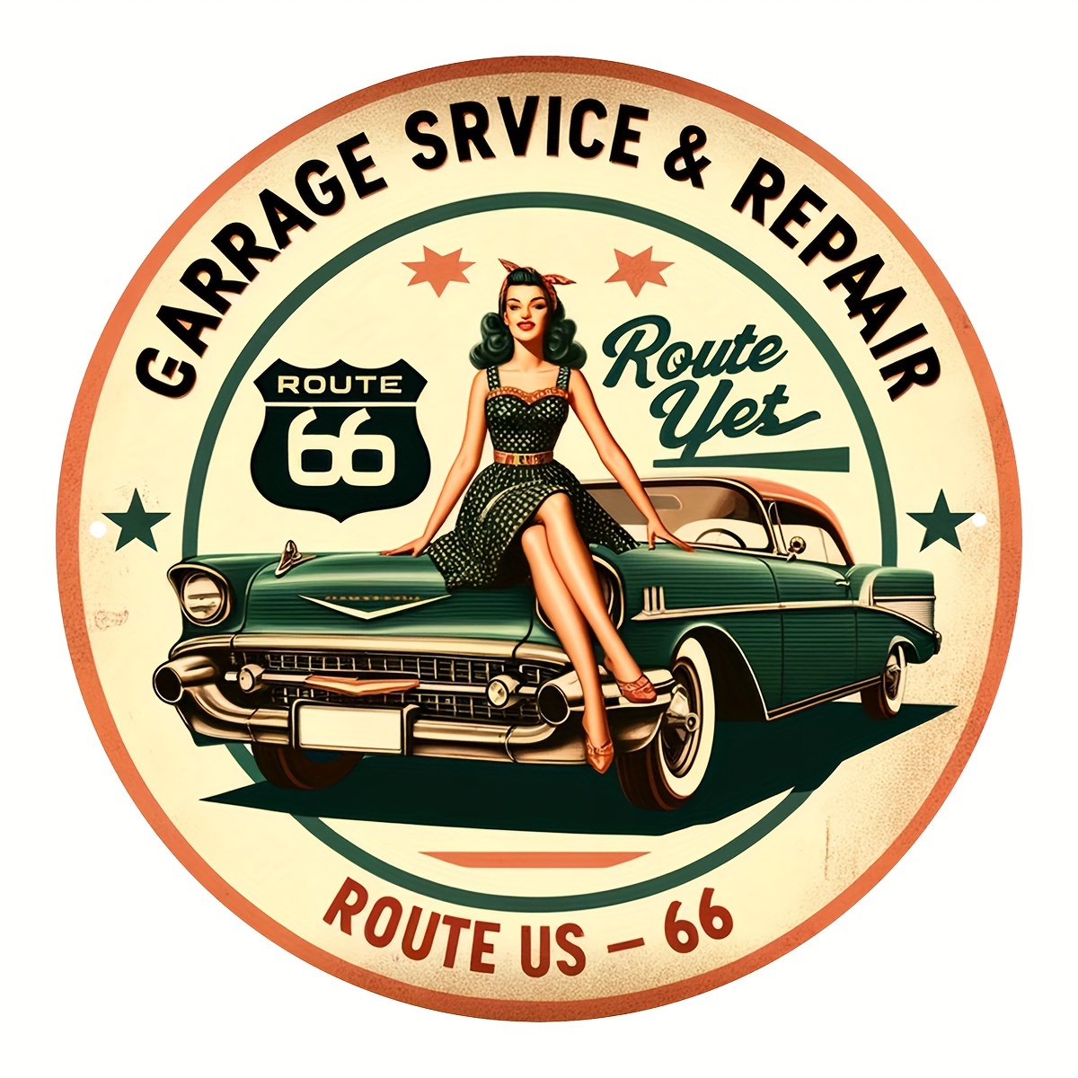 Vintage Garage Repair Service  - Home Office Or 评论和价格