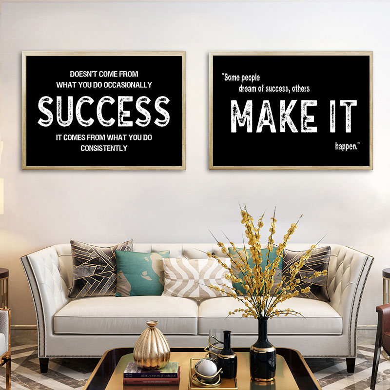 Modern Black Inspirational Can - Home Office Room Inspiration 评论和价格