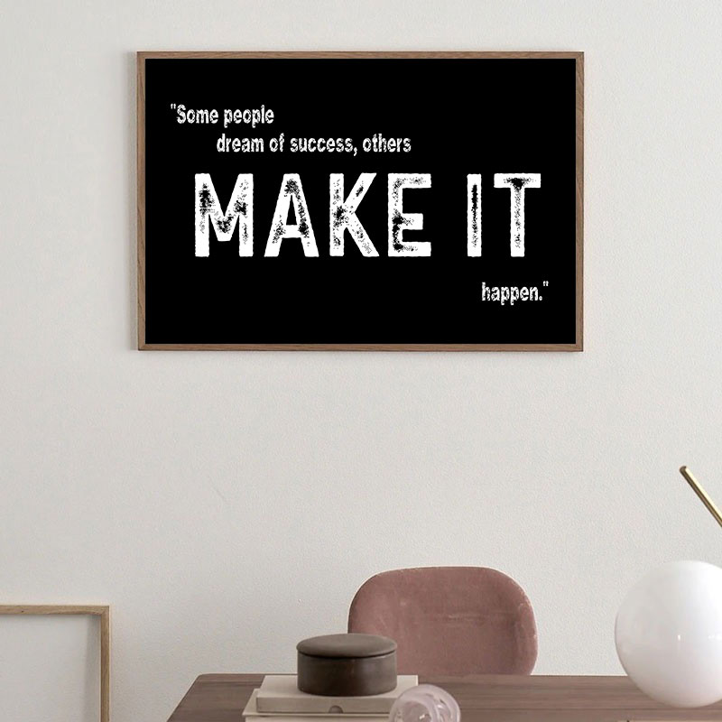 Modern Black Inspirational Can - Home Office Room Inspiration 评论和价格