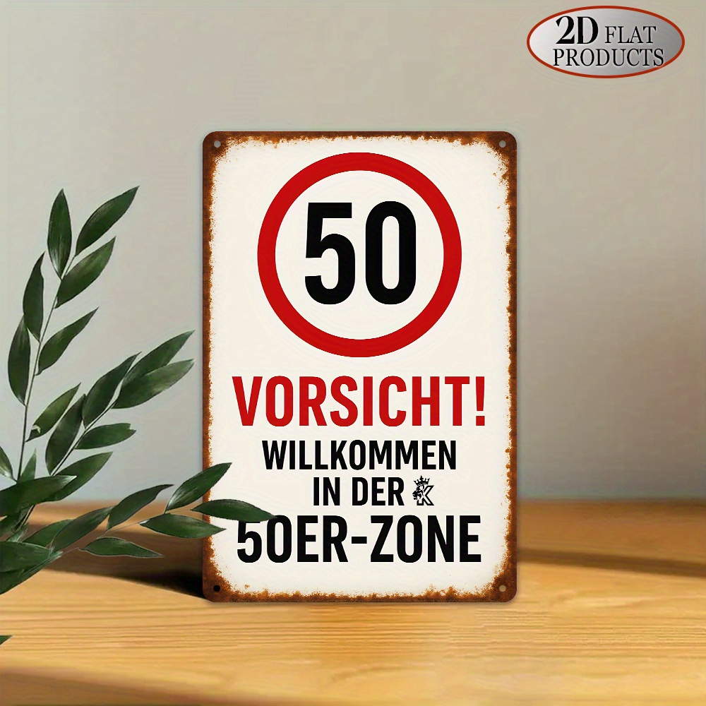 50th Birthday German Speed Lim - Home Office Or 评论和价格
