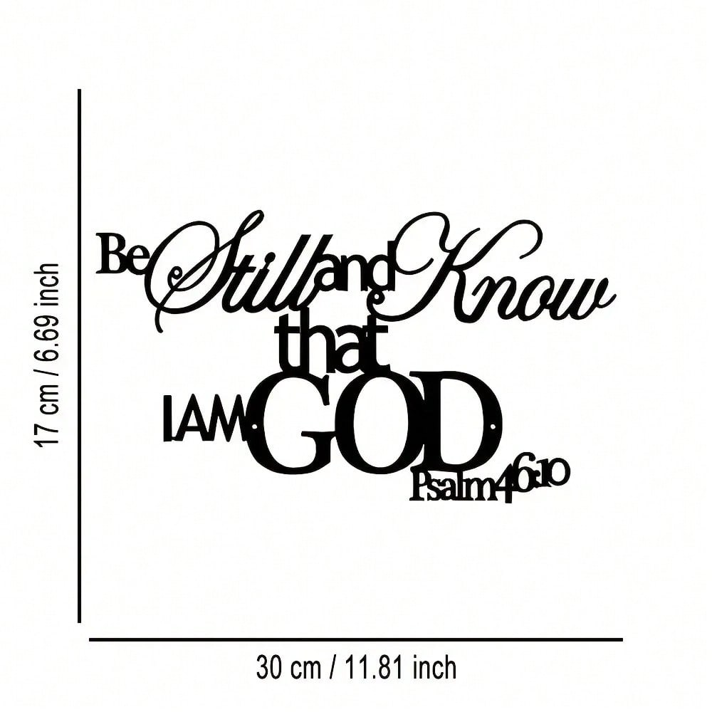 God Word Metal Wall Plaque Chr - Home Office Room Inspiration 评论和价格