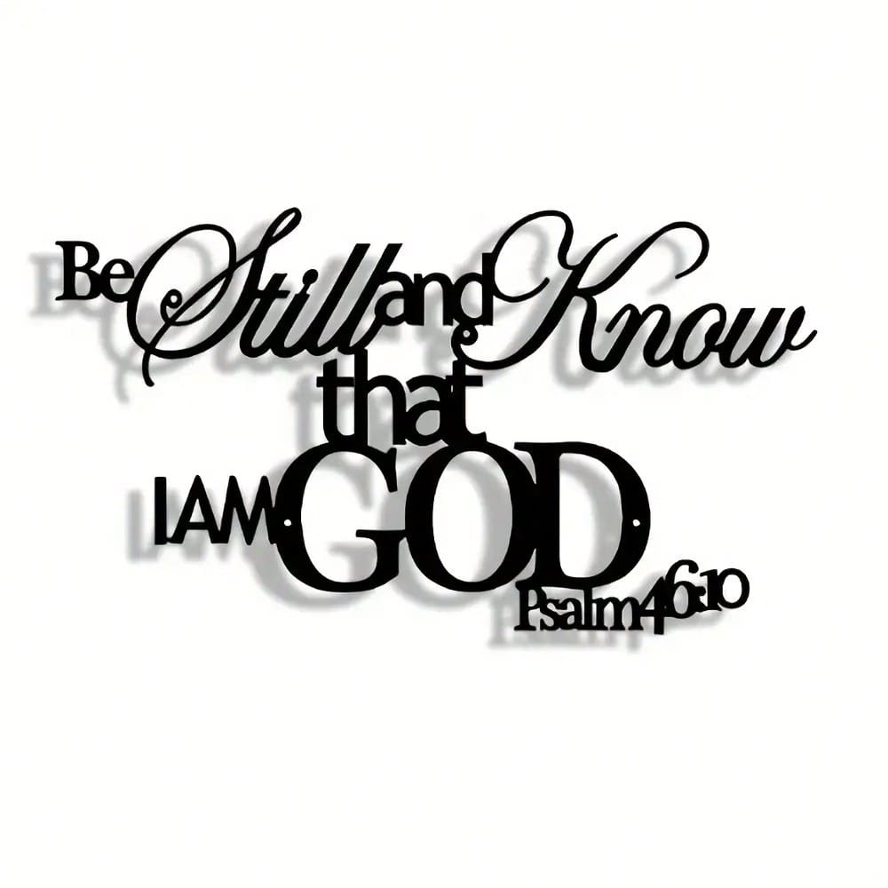 God Word Metal Wall Plaque Chr - Home Office Room Inspiration 评论和价格