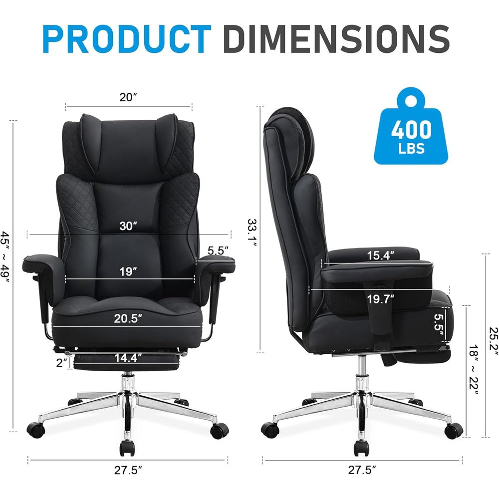 Big and Tall Oice Chair, Ergon - Ergonomic Office Chair 评论和价格